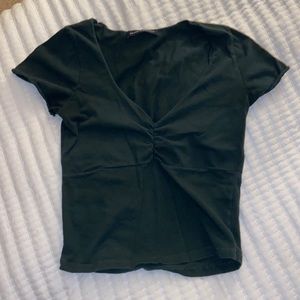 Forest Green Brandy Melville Short Sleeve Tee